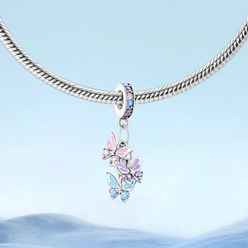 Travel Charm Silver Bracelet