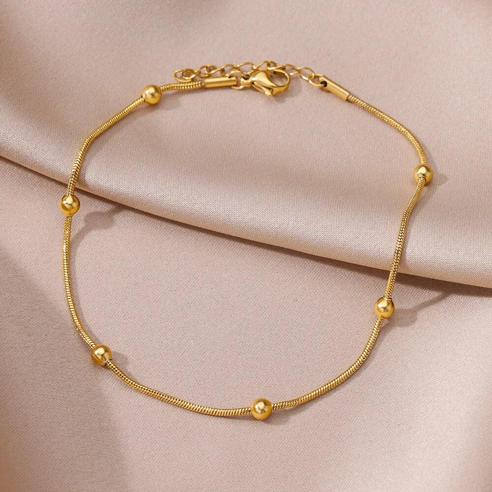 Ocean Breeze Bead Anklet