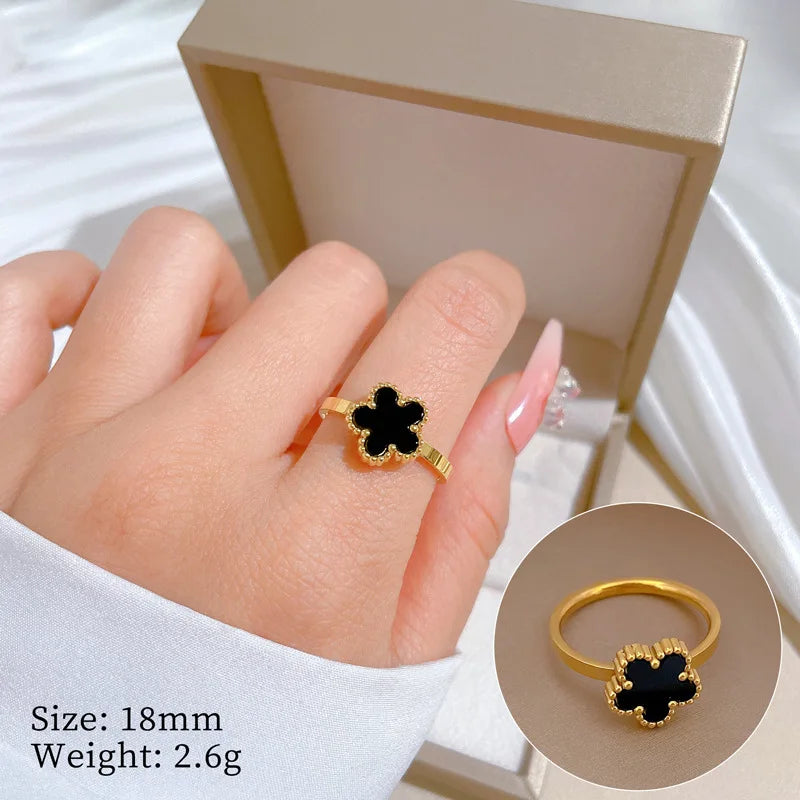 PlumPetal Elegance Ring