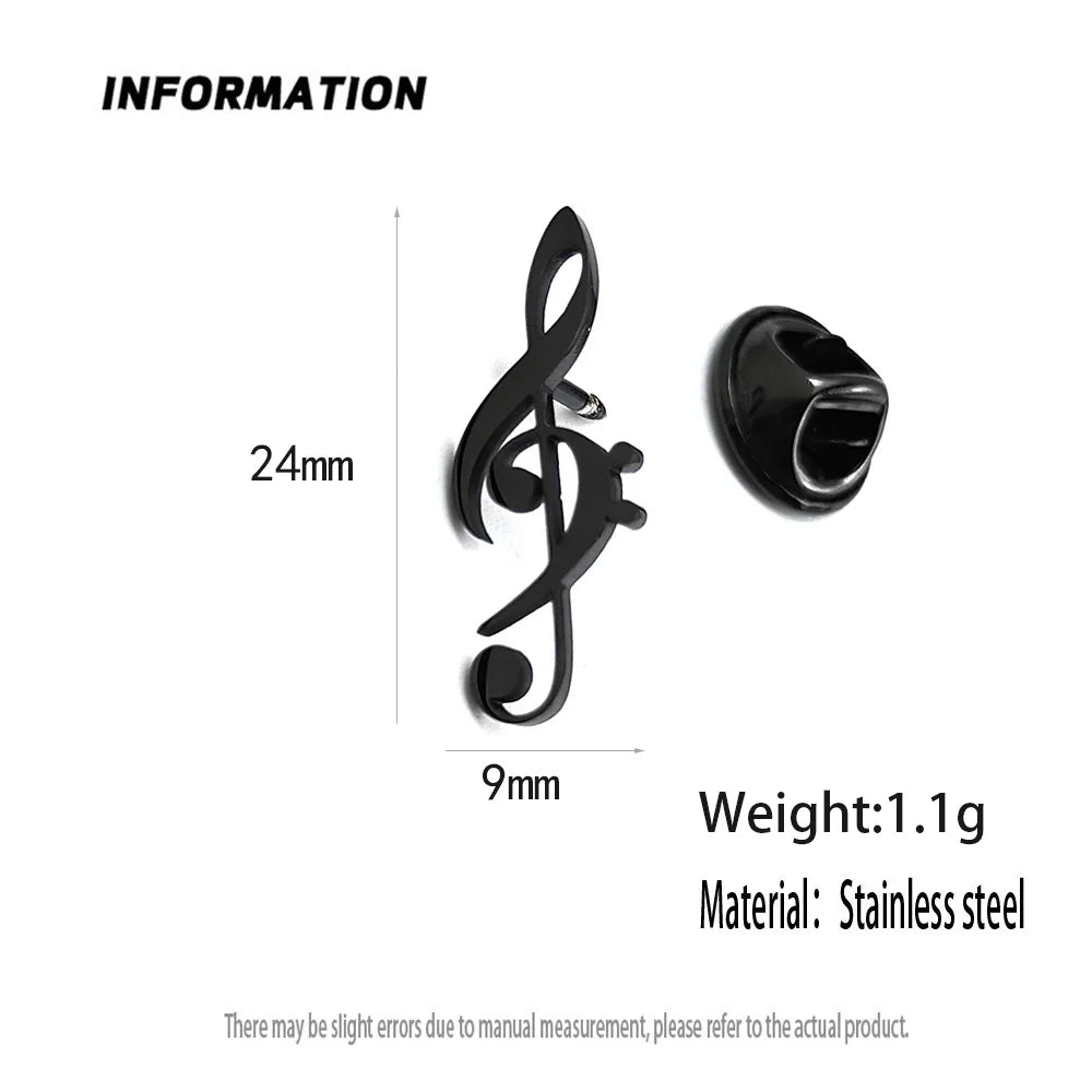 Music Note Luxe Brooch