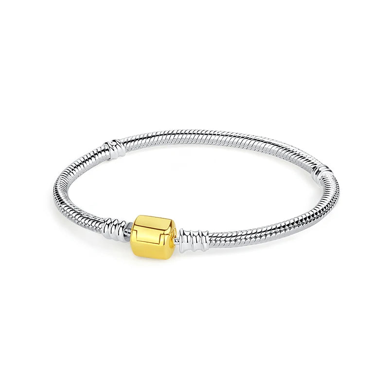 Sterling Love Clip Bracelet