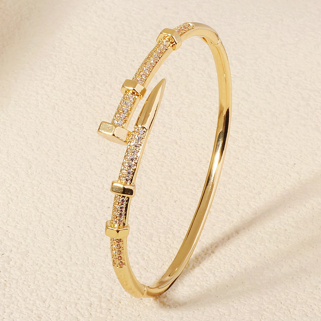 Elegant Spark Open Bangle