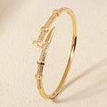 Elegant Spark Open Bangle