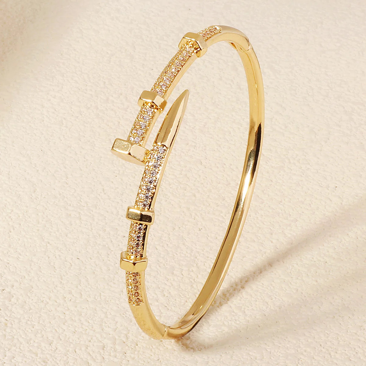 Elegant Spark Open Bangle