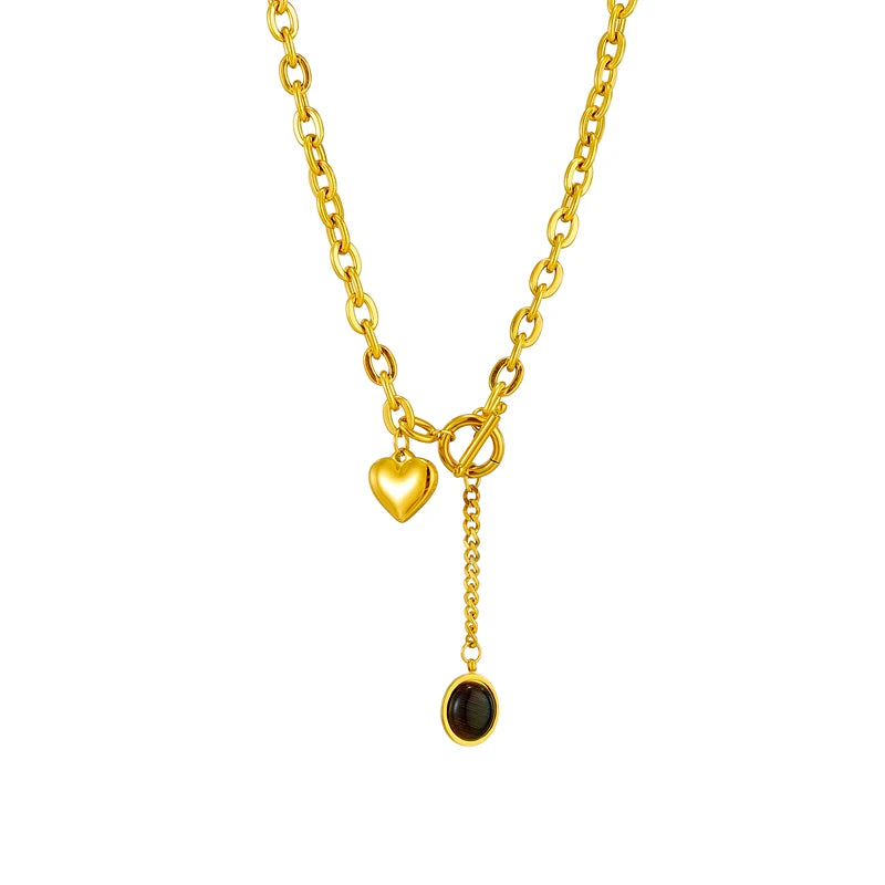 Onyx Love Necklace