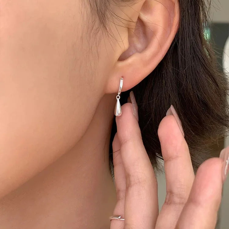 925 Sterling Silver Waterdrop Earrings
