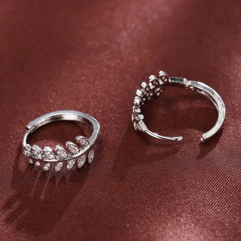 LumiLeaf Hoop Earrings