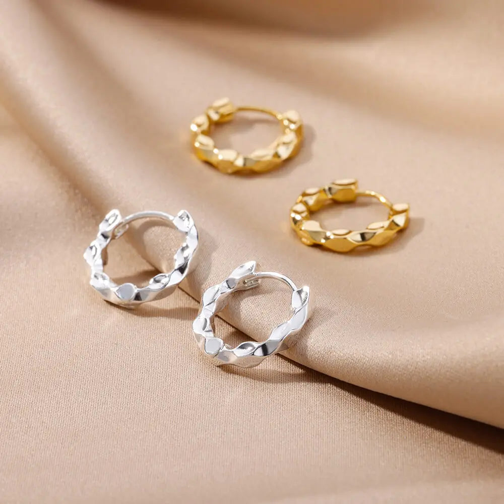 AuraRound Hoop Earrings