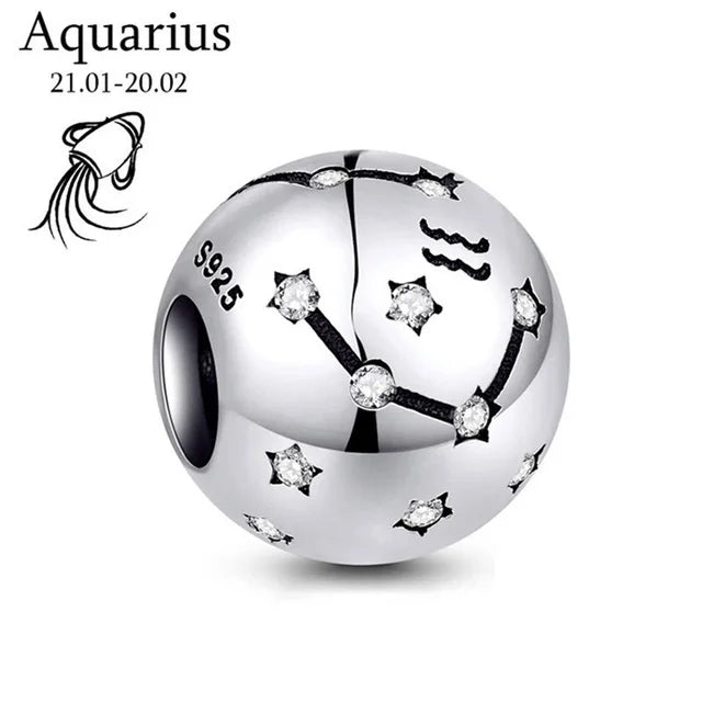 Sterling Silver Zodiac Charm