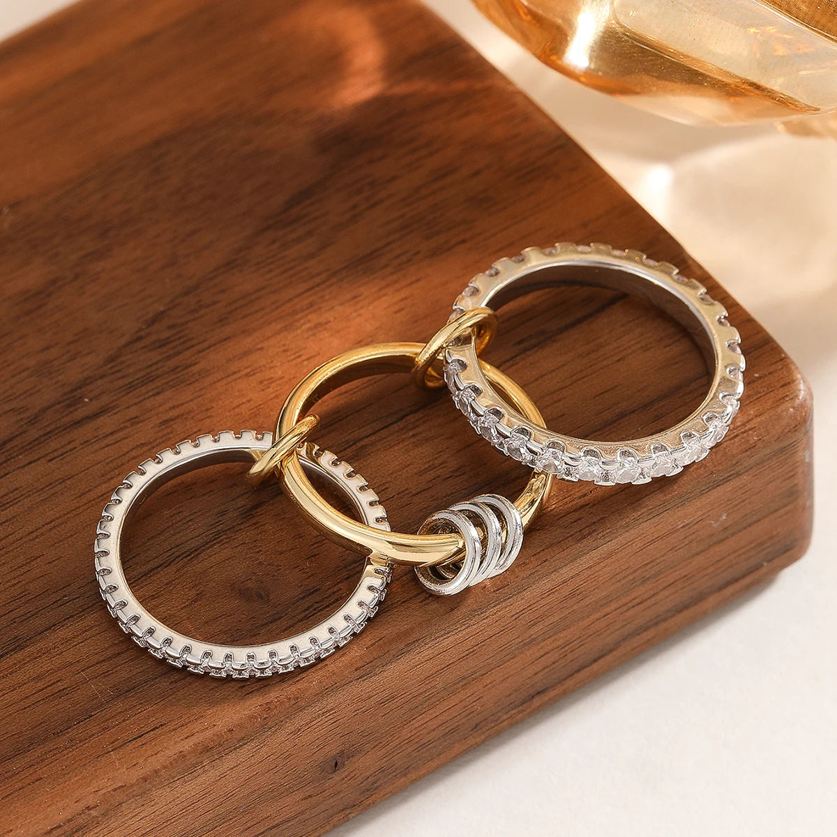 QuadGlow Layered Rings