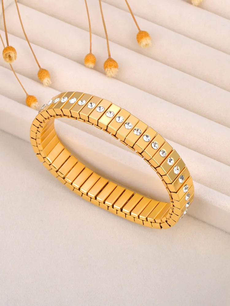 Aurelia Stretch Charm Bracelet