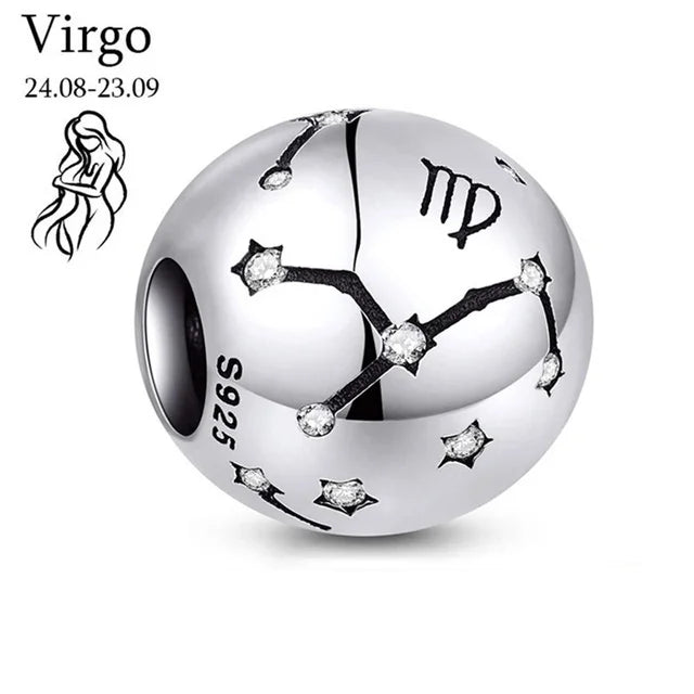 Sterling Silver Zodiac Charm