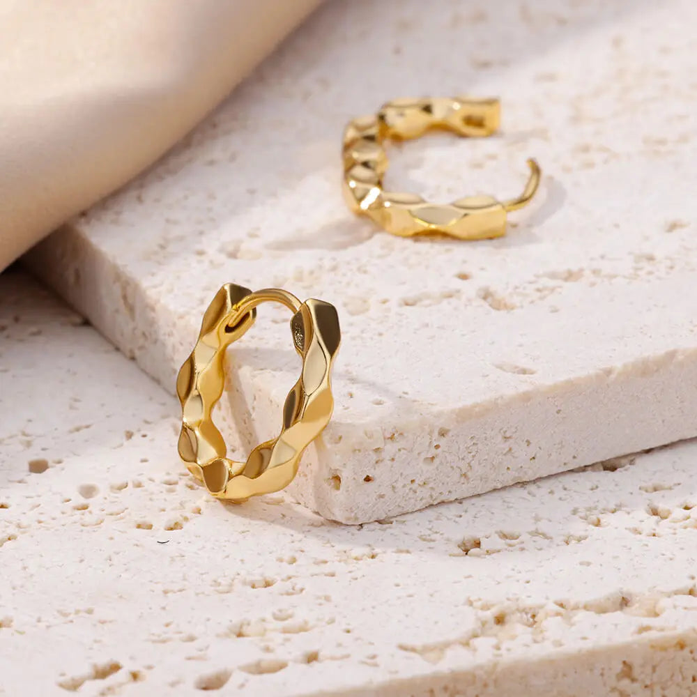 AuraRound Hoop Earrings