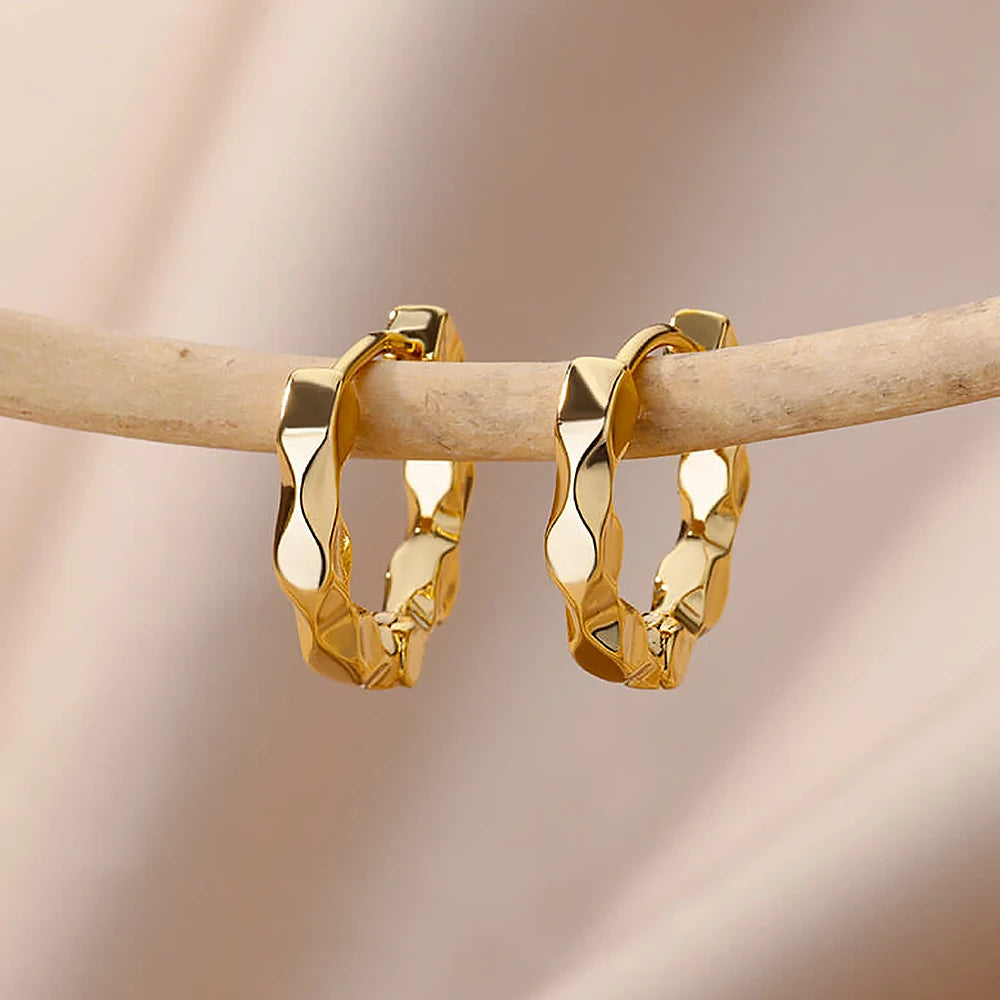 AuraRound Hoop Earrings