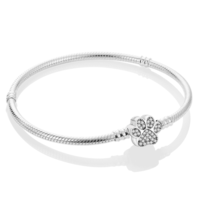 Sterling Glow Heart Bracelet
