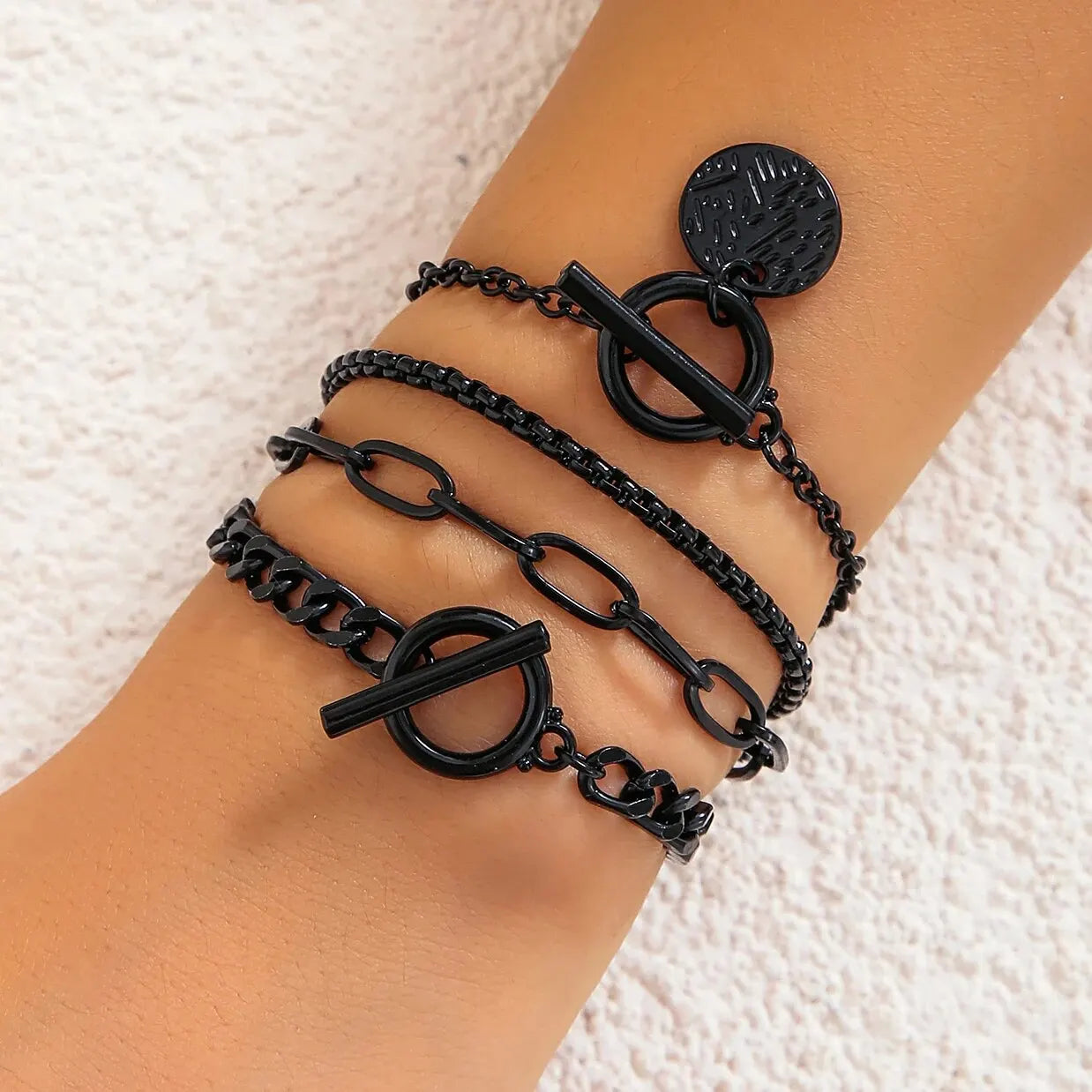 StreetGold Coin Charm Bracelet