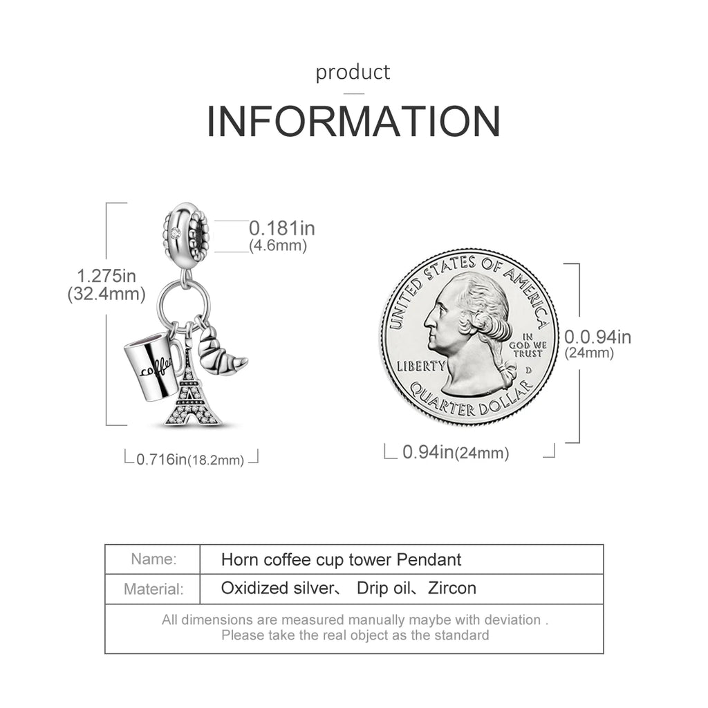 Paris Sky Journey Charm
