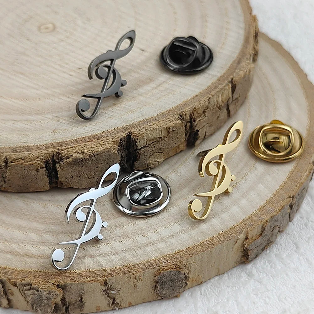 Music Note Luxe Brooch