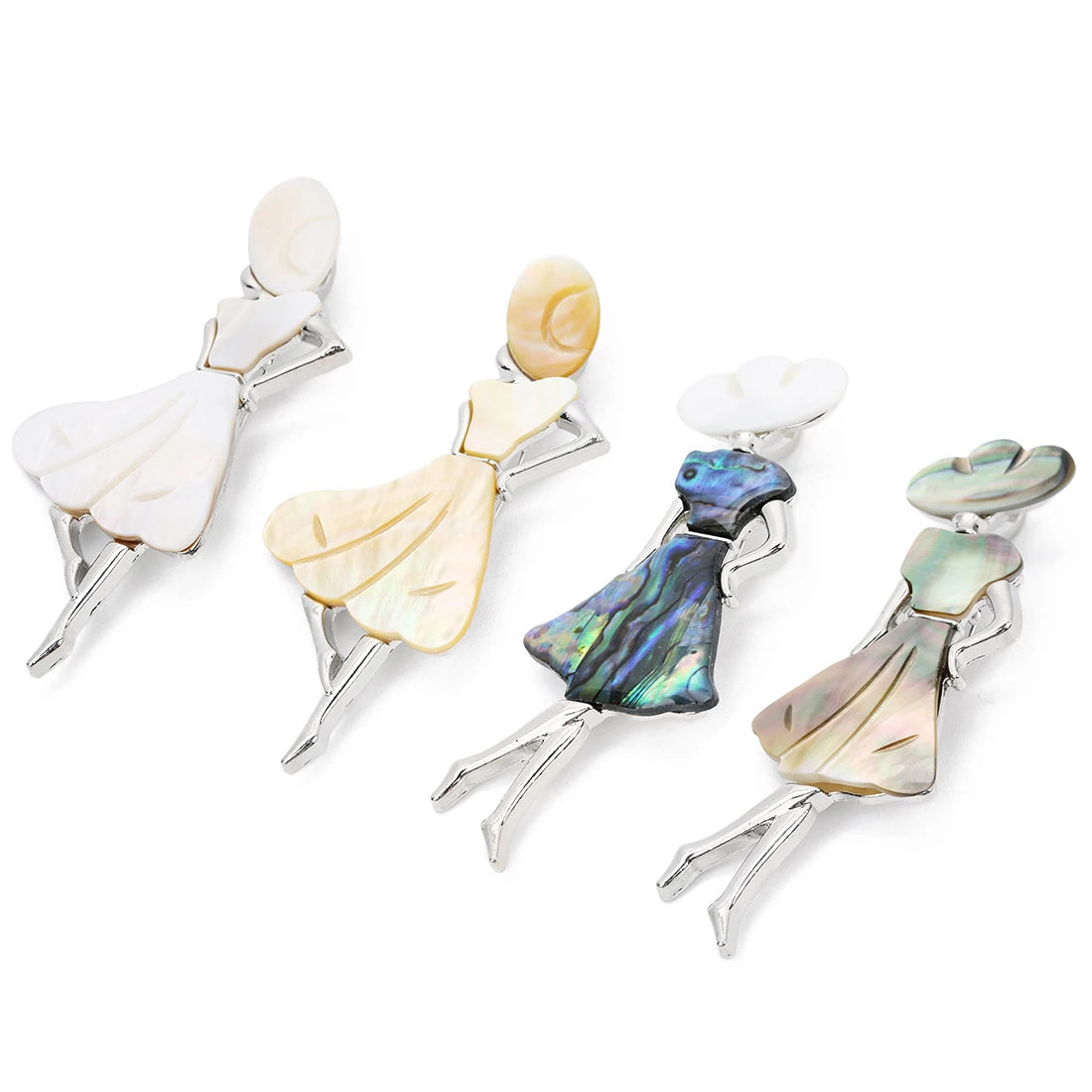 Seashell Sun Hat Brooch