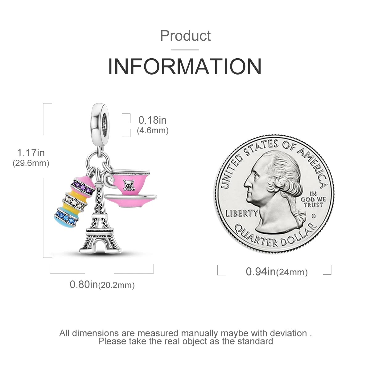 Paris Sky Journey Charm