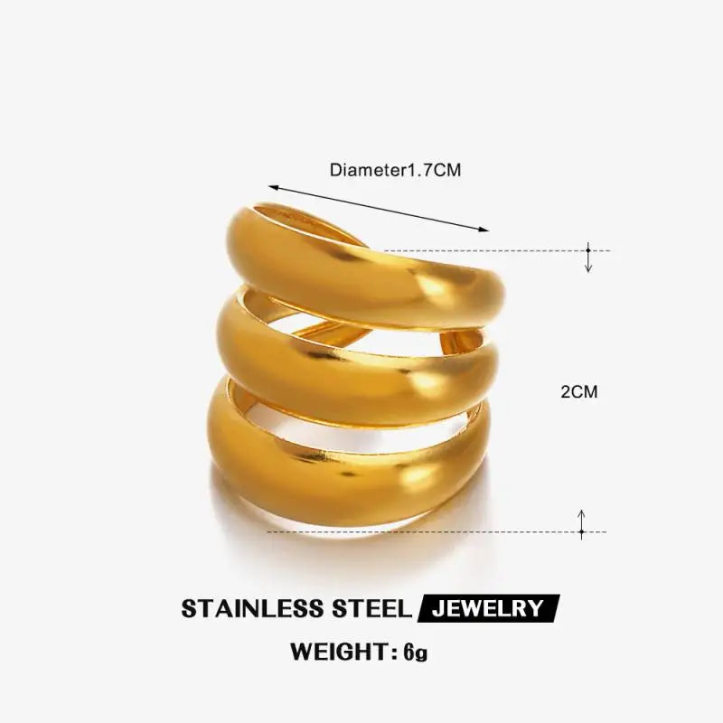 Triple Harmony Ring