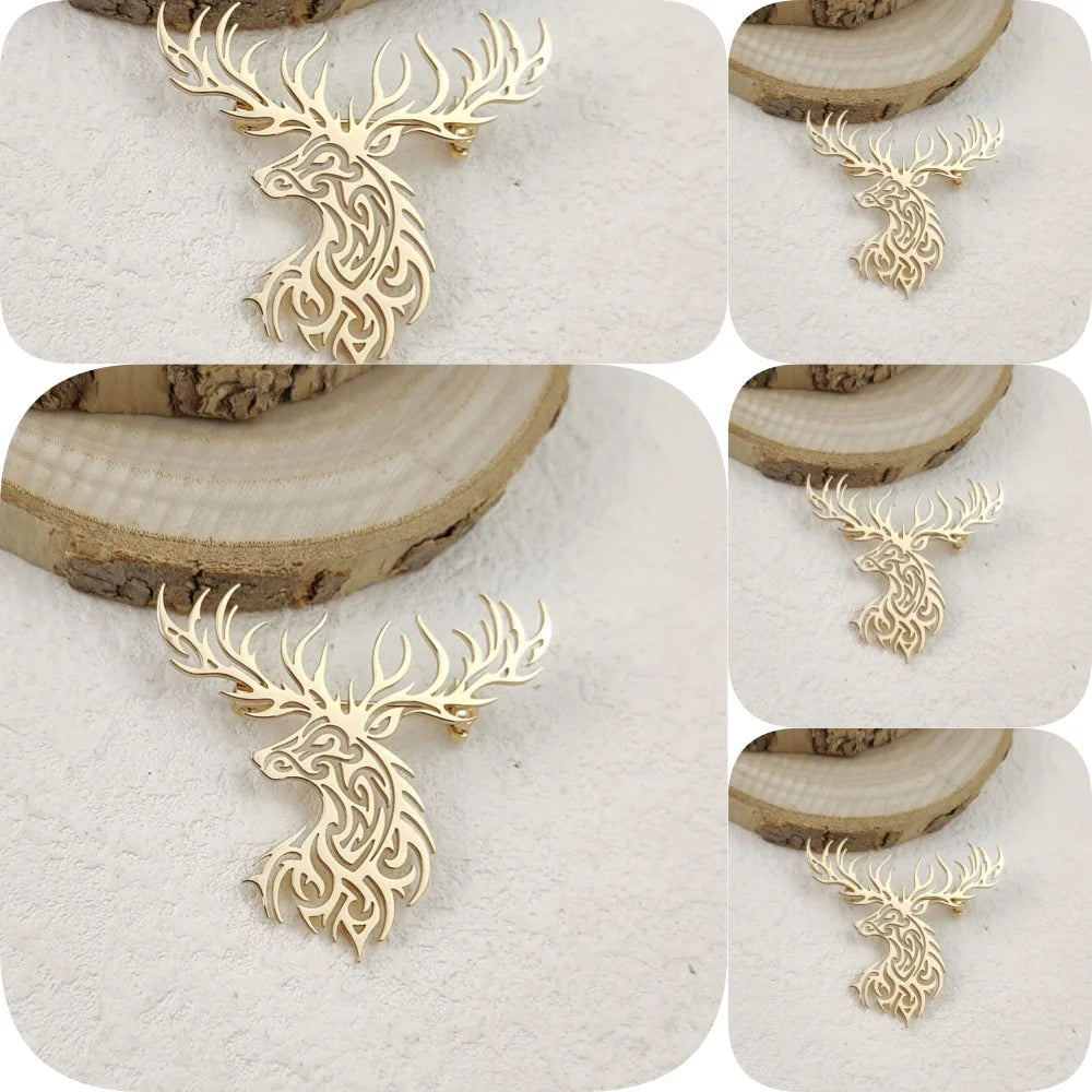 Majestic Stag Brooch