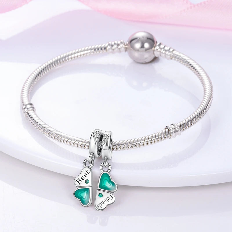 Lucky Aura Four-Leaf Clover Bead