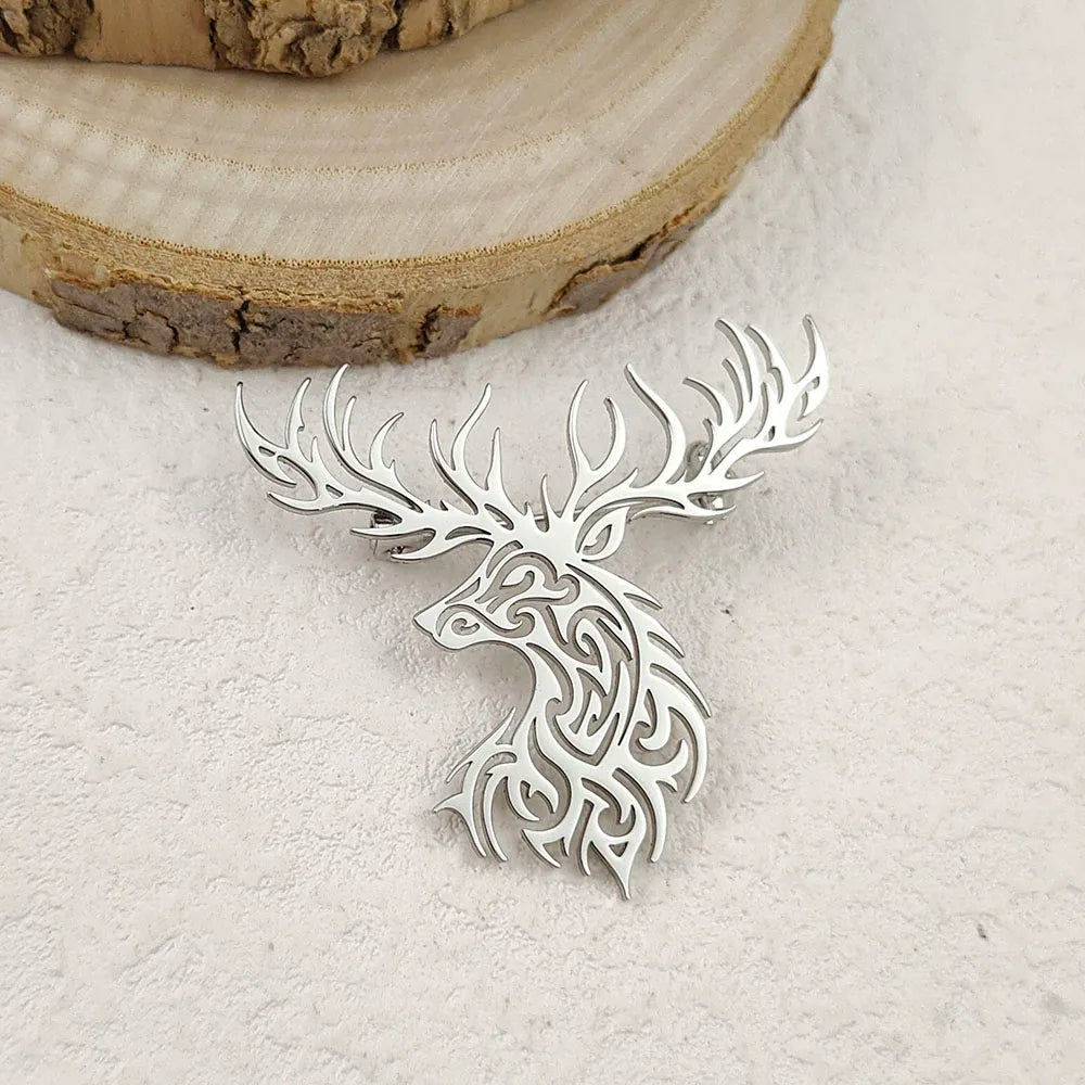 Majestic Stag Brooch