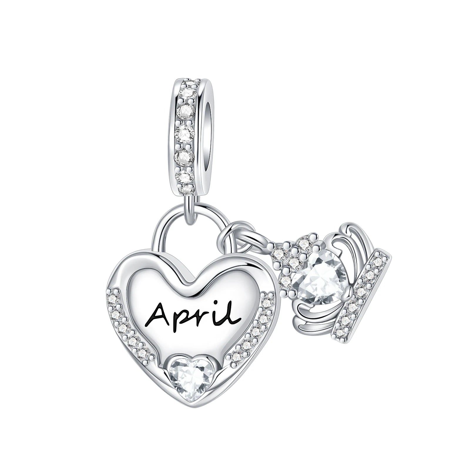 Timeless Spark 925 Birthstone Month Charm