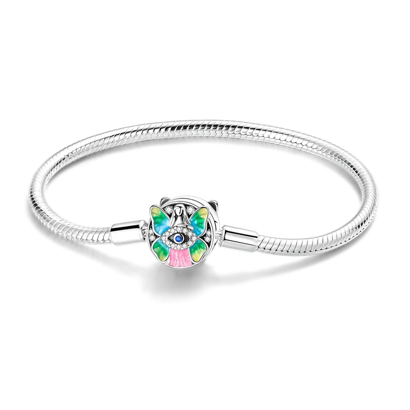Sterling Glow Heart Bracelet
