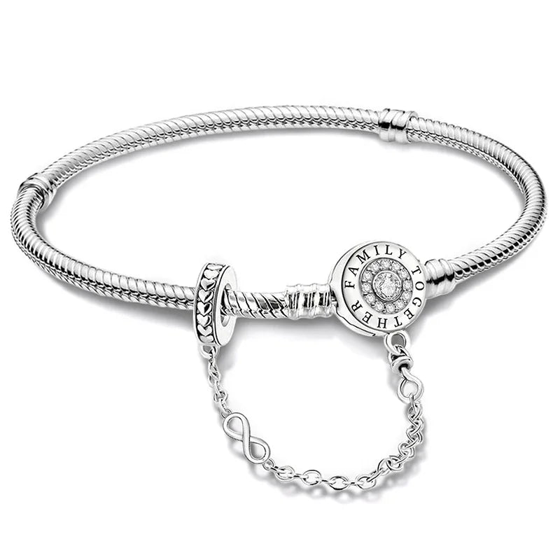 925 Silver Romantic Heart Bead