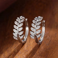 LumiLeaf Hoop Earrings