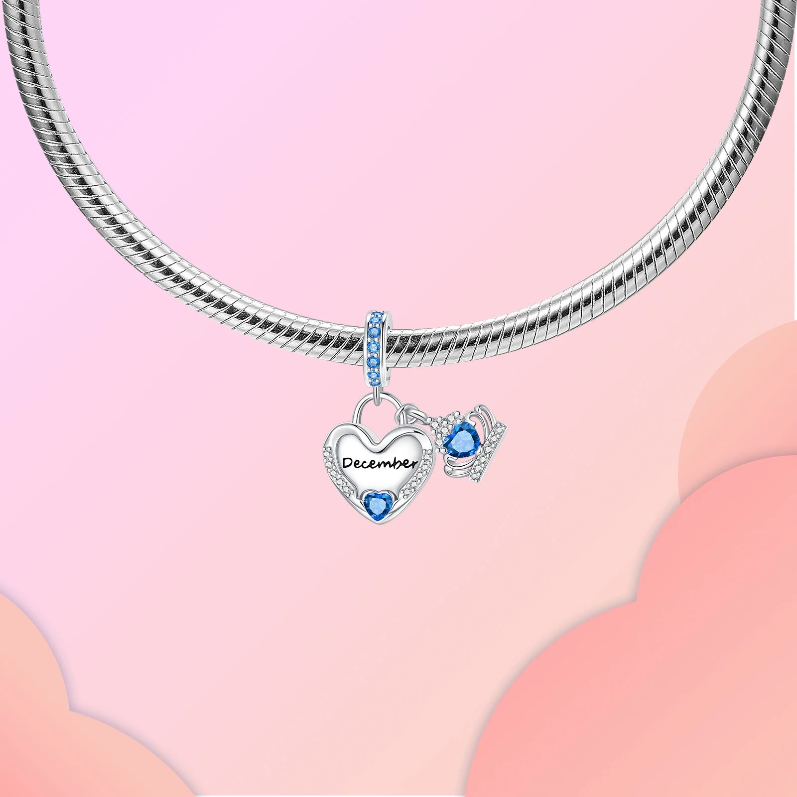Timeless Spark 925 Birthstone Month Charm