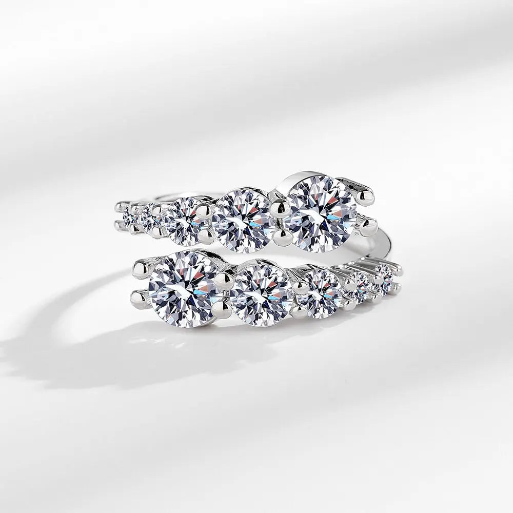 Celeste Enamel Zircon Ring
