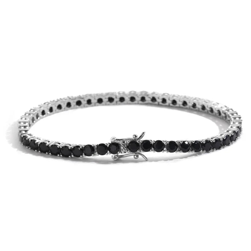 Charmé Black Tennis Bracelet