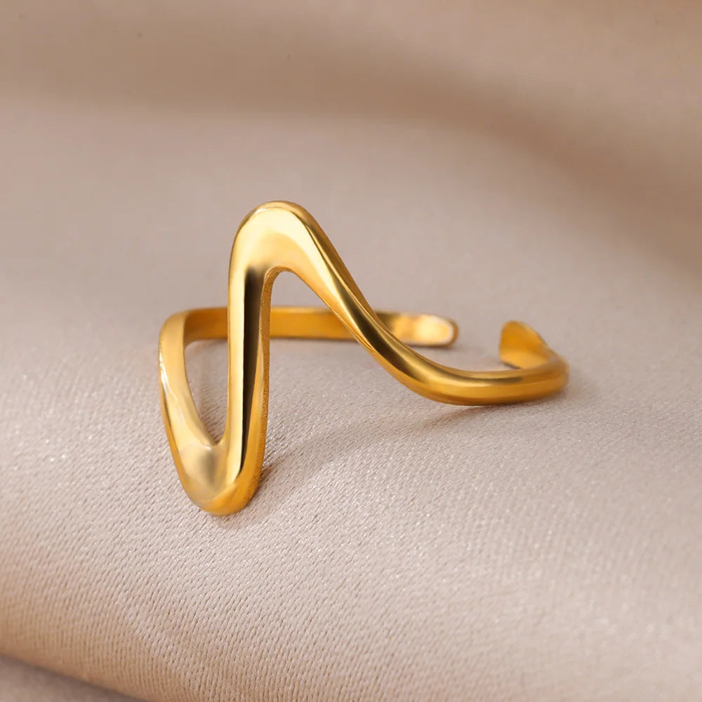 AquaGold Open Ring