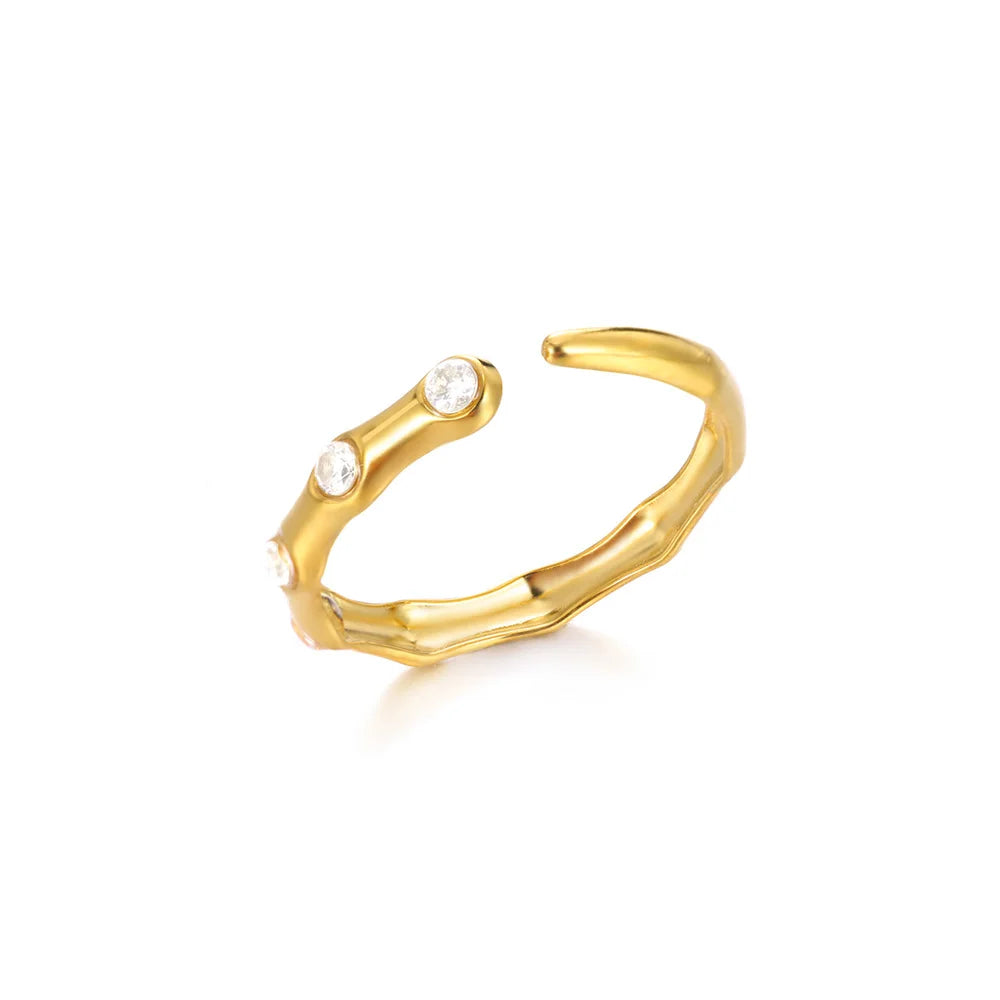 Aurora Shine Gold Ring