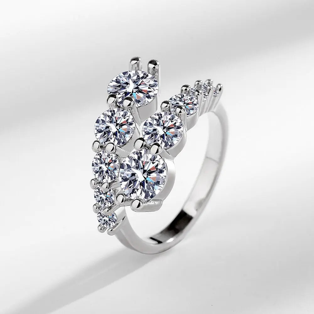 Celeste Enamel Zircon Ring