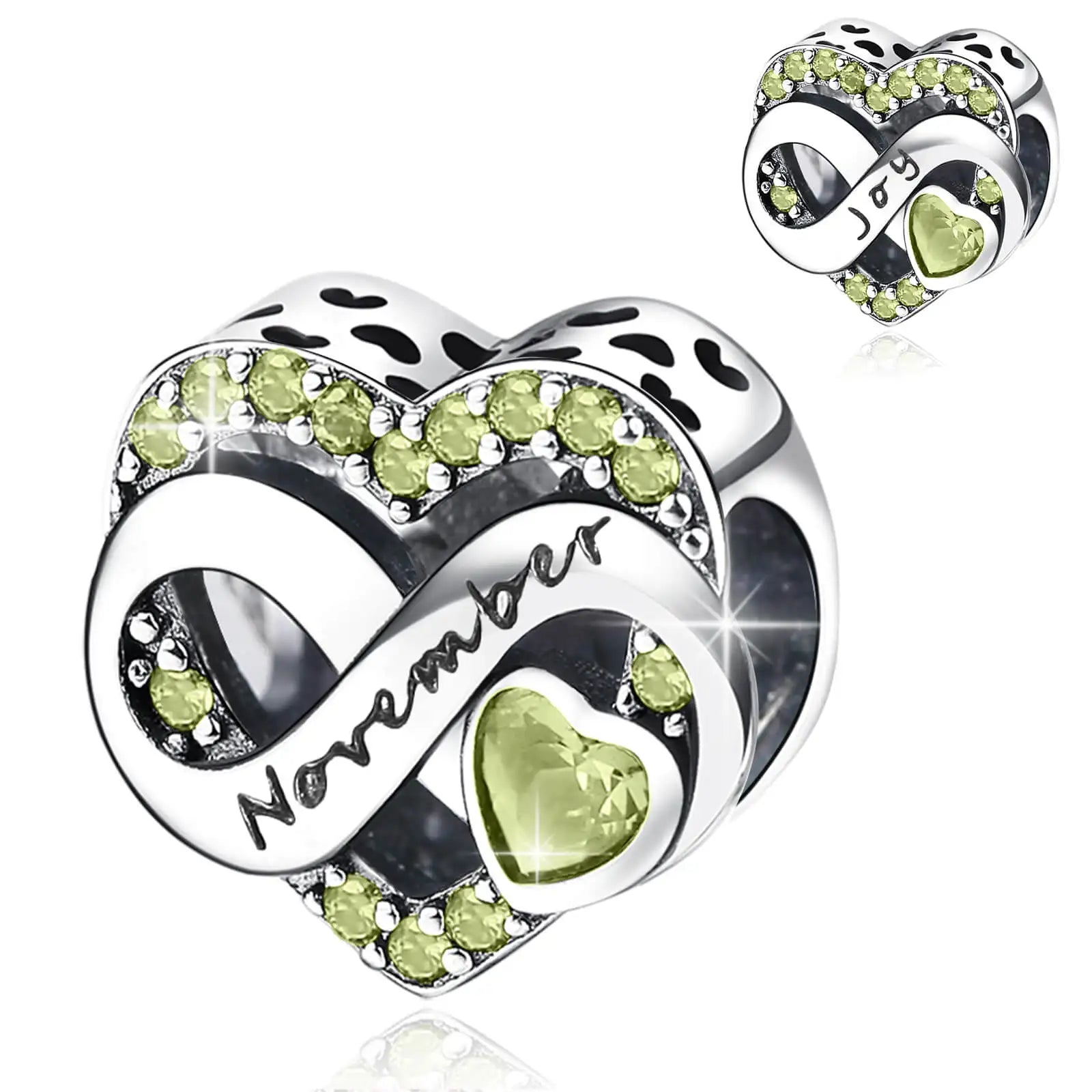 Timeless Spark 925 Birthstone Month Charm