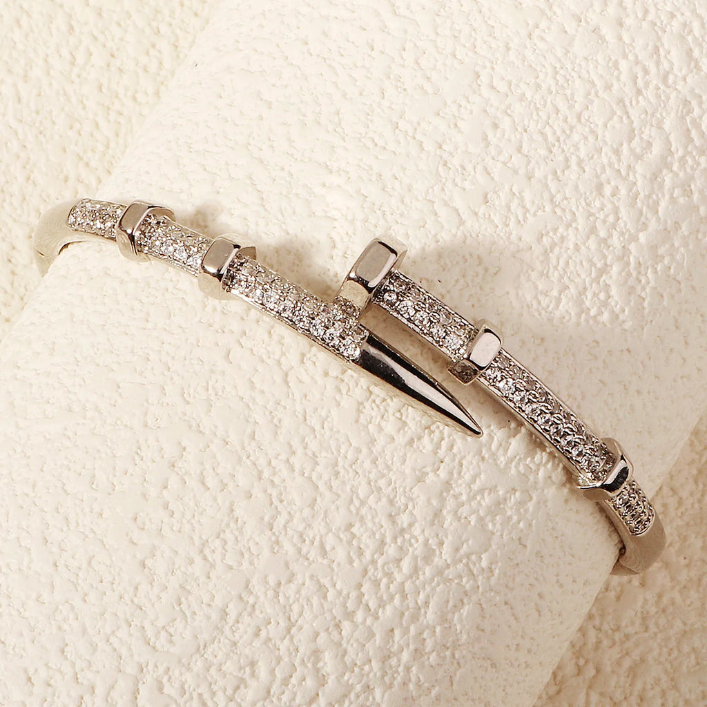 Elegant Spark Open Bangle