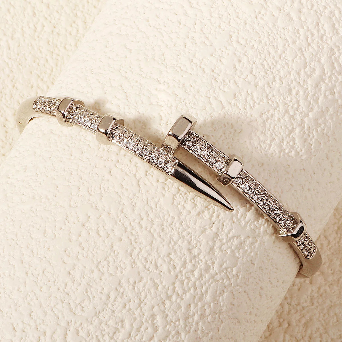 Elegant Spark Open Bangle