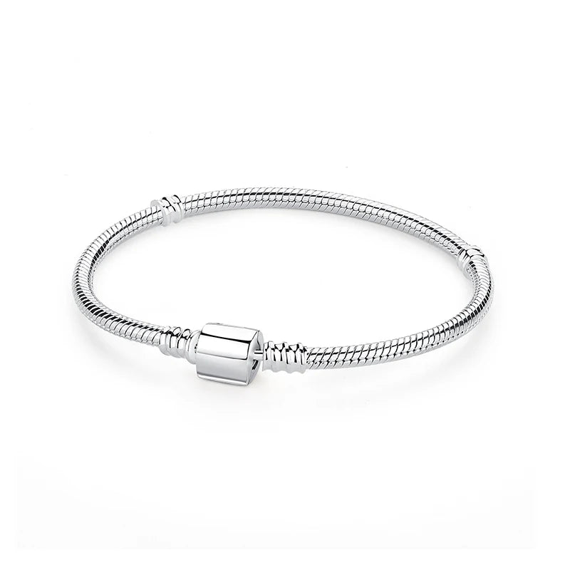 Sterling Love Clip Bracelet