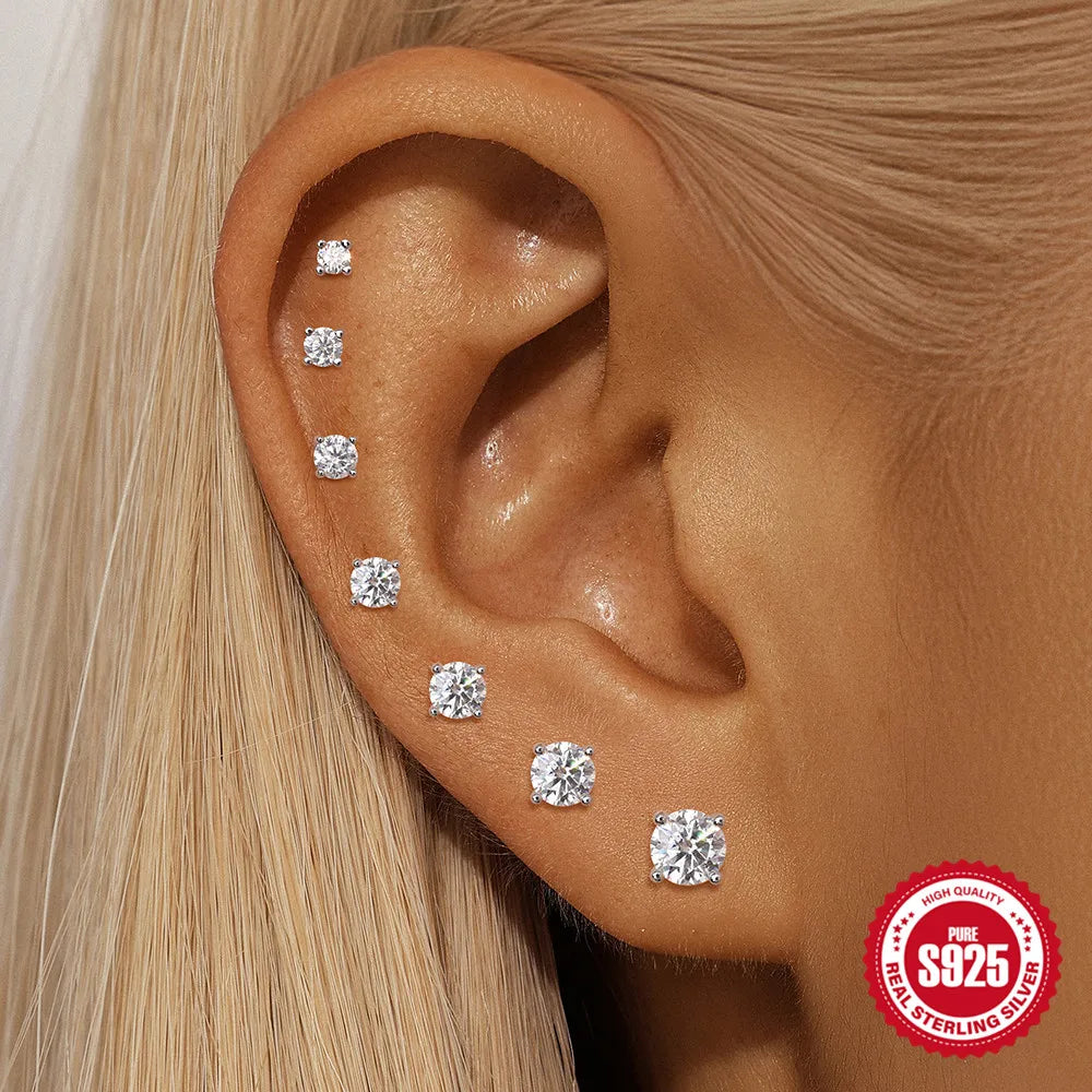Brillia Silver Earrings