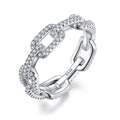 Platina Spark Stack Ring