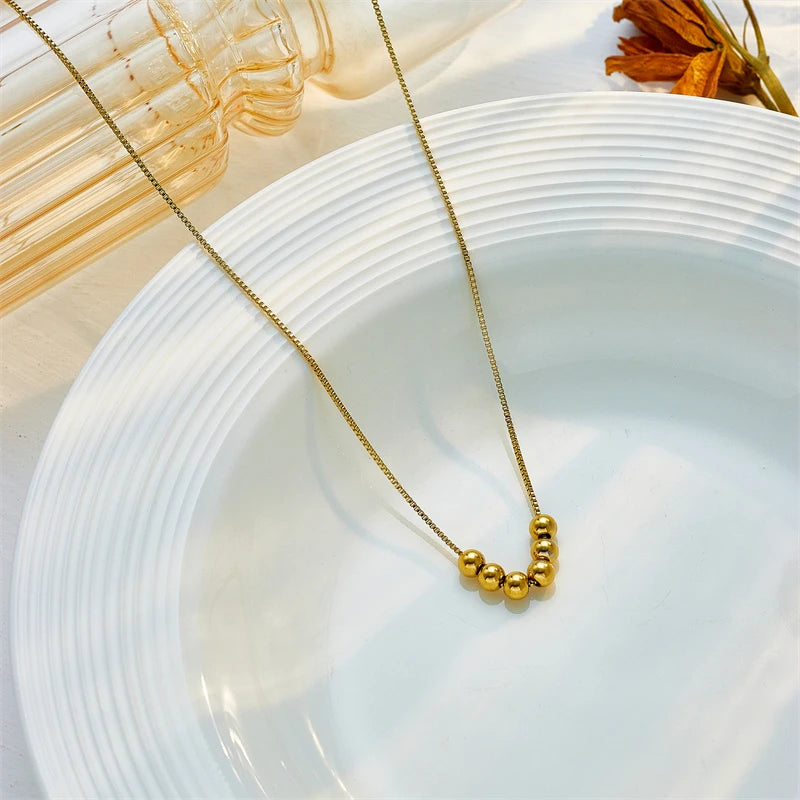 Golden Orbit Necklace