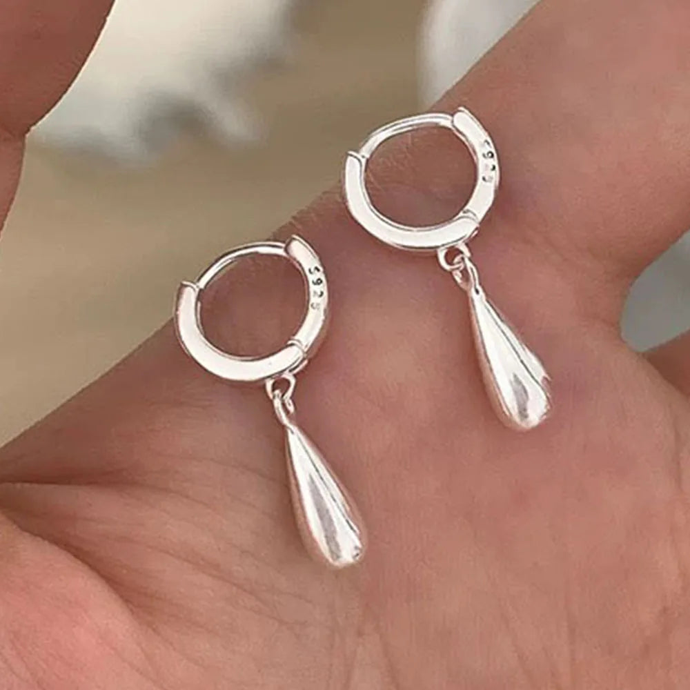 925 Sterling Silver Waterdrop Earrings
