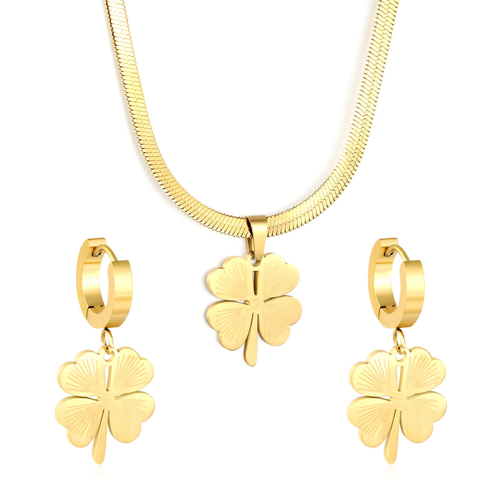 Fortuna Clover Jewelry Set