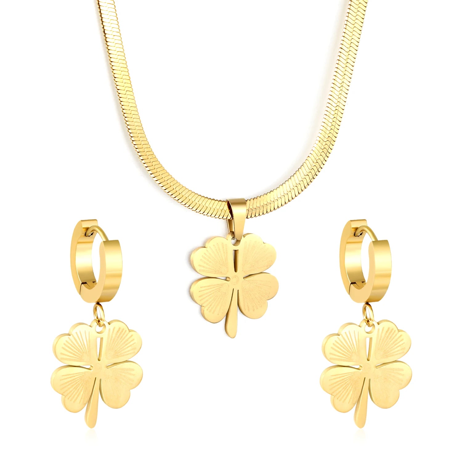 Fortuna Clover Jewelry Set