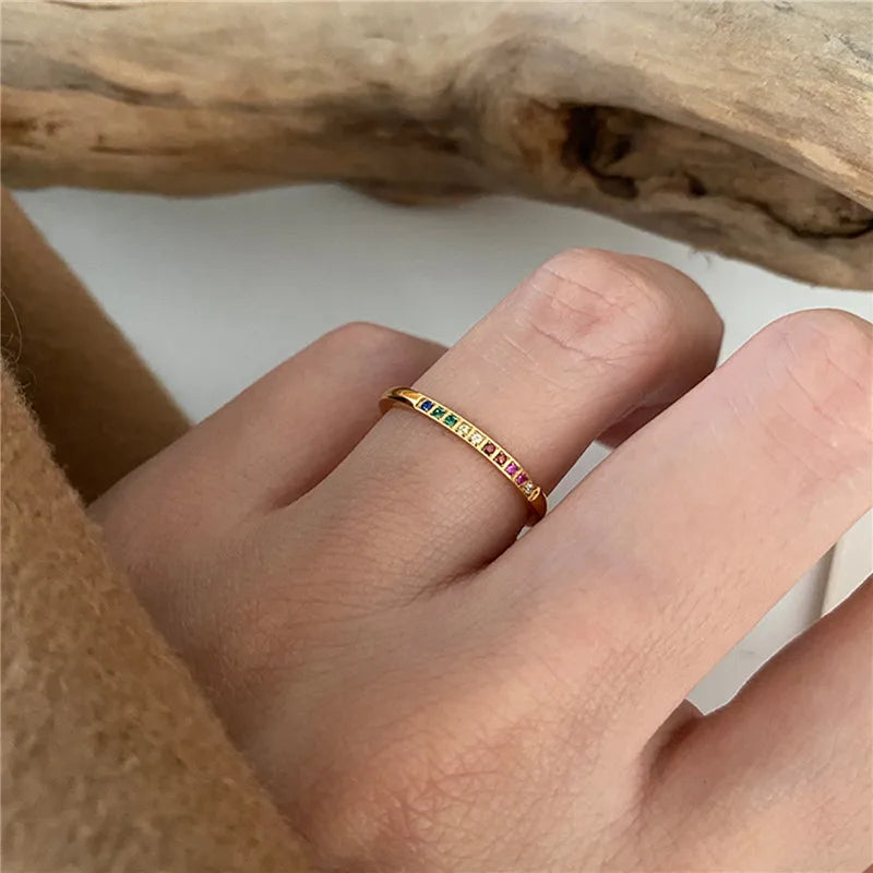 Aurora Star Ring Set
