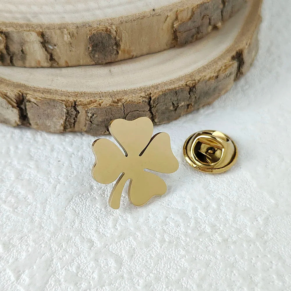 Lucky Clover Brooch